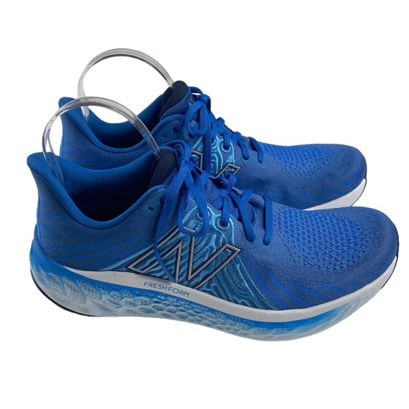 New! New Balance men's Fresh Foam X Vongo V5 Running Shoe Oxygen Blue/Laser Blue - Picture 5 of 7